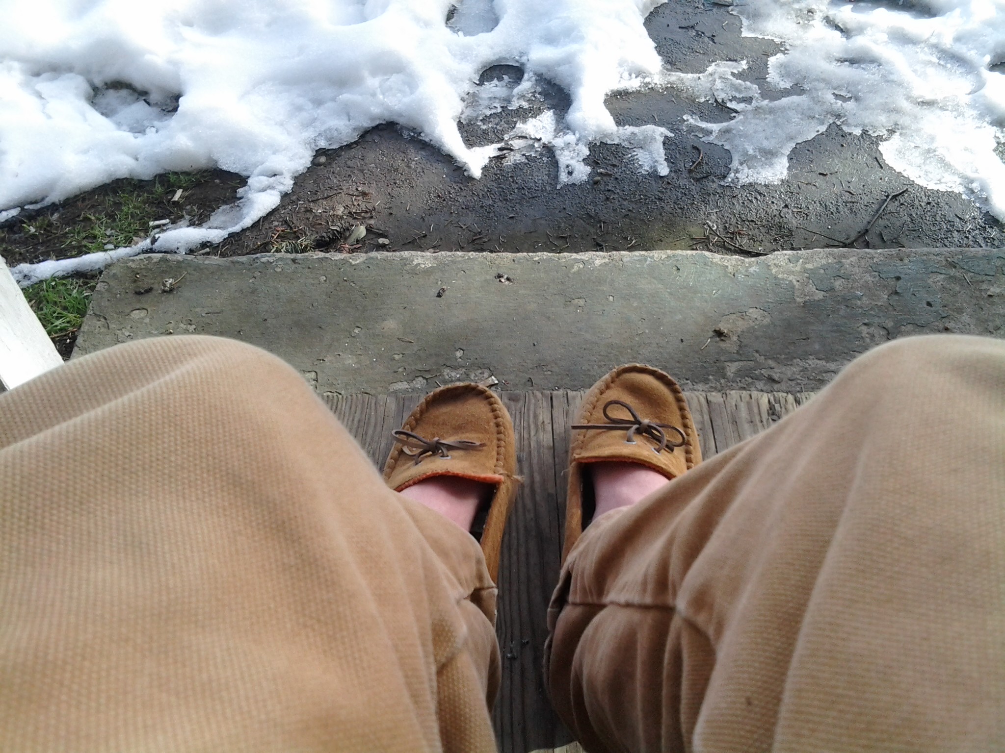 Selfie #36: Cold feet (Feb. 26)