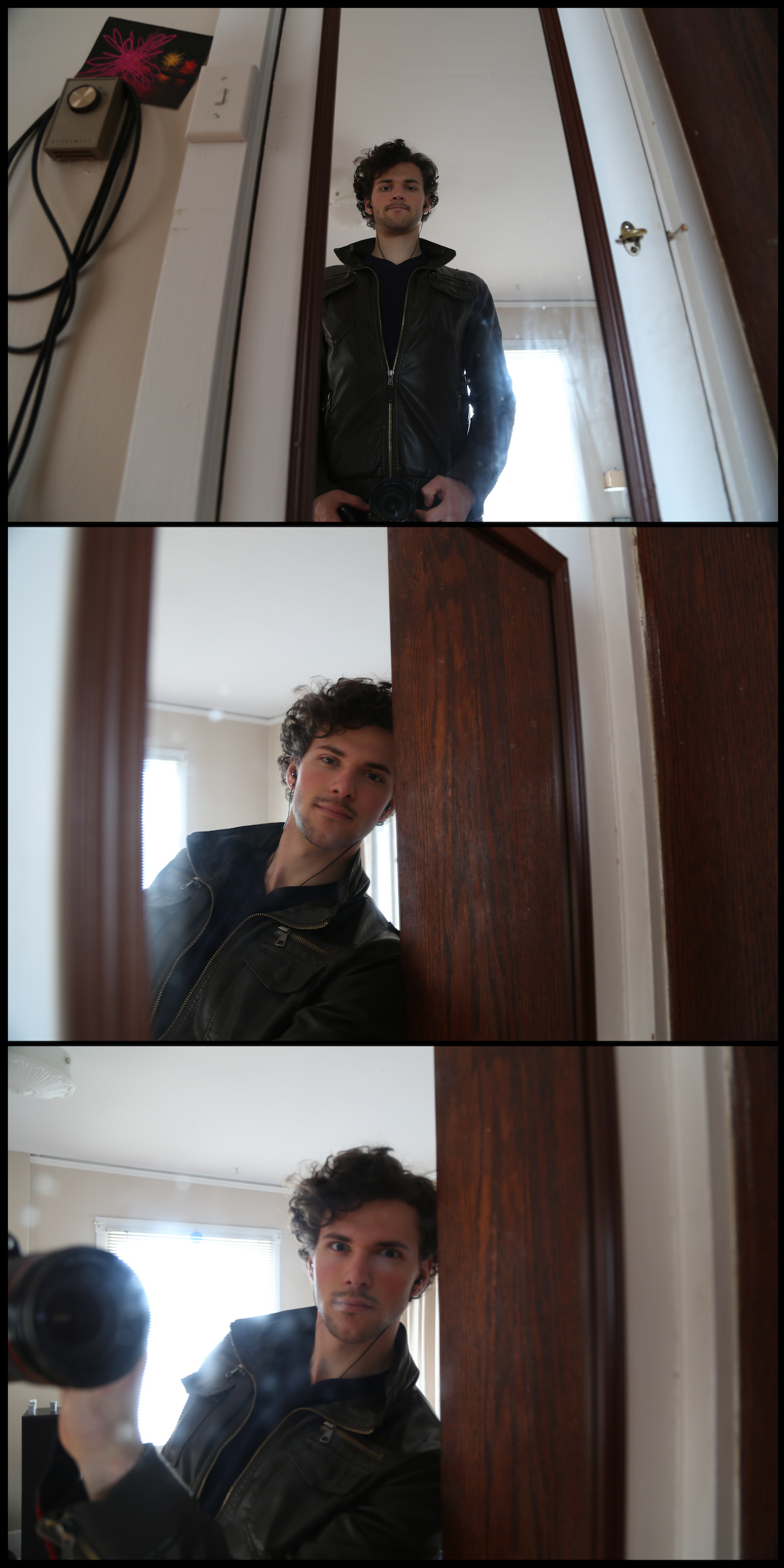 Nicasio selfie #39, Feb. 17:  Moar DSLR selfiez
